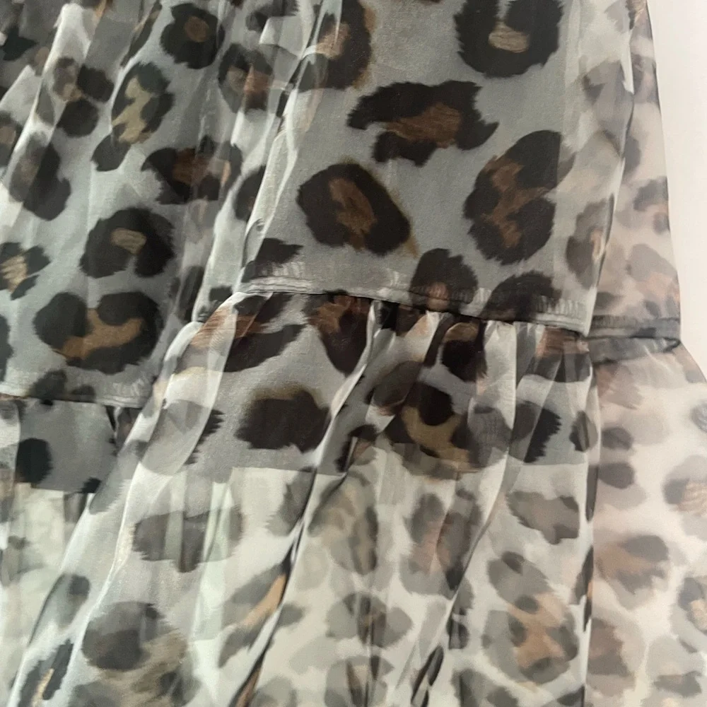 sheer animal print maxi skirt from Zara in size XS. Never worn. No tags - Picture 3 of 3